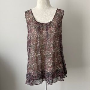 PLEIONE Paisley Print Top